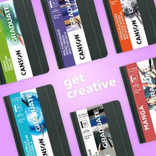 Canson&reg; 5.5" x 8.5" Graduate Sketch & Notes Book {6}