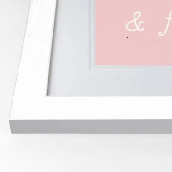 11" x 14" Love You Today Tomorrow Forever White Framed Print Wall Art {4}