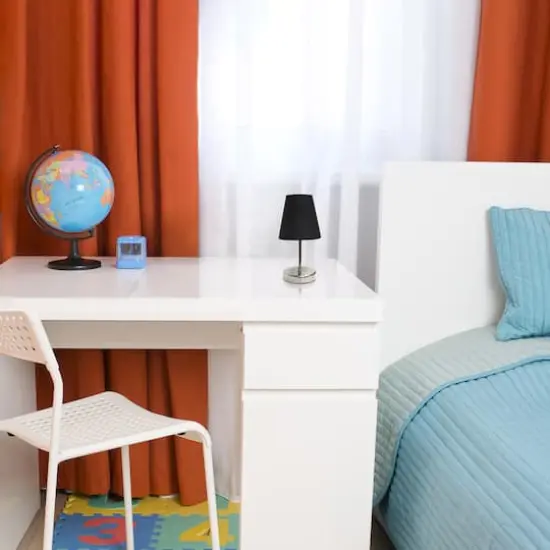 Creekwood Home Nauru 10.5" Sand Nickel Petite Metal Stick Table Lamp Black {7}