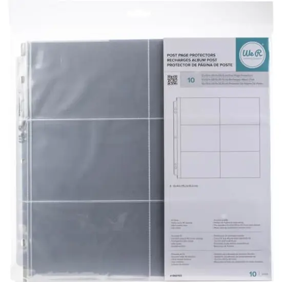 We R Memory Keepers&reg; 12" x 12" Post Photo Sleeves with 4" x 6" Pockets, 10ct. {3}