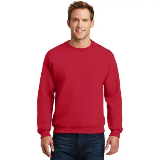 JERZEES&reg; Super Sweats&reg; NuBlend&reg; Crewneck Sweatshirt True Red {4}