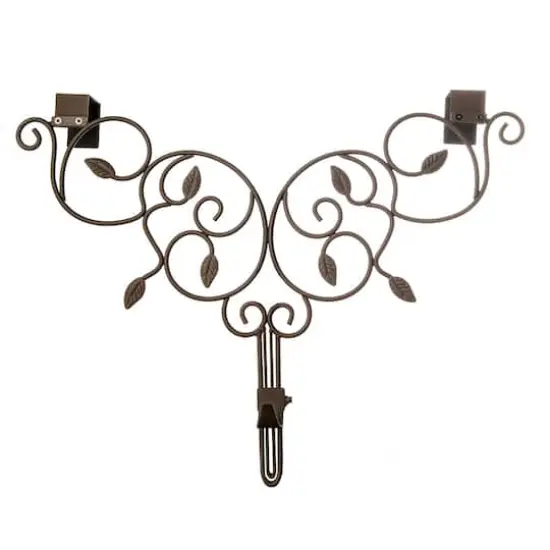 Village Lighting Adjustable Ivy Wreath Hanger Brown {1}