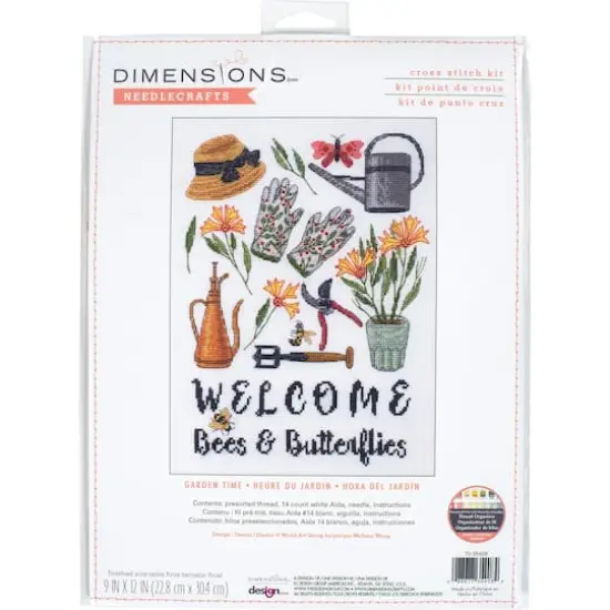 Dimensions&reg; Garden Time Counted Cross Stitch Kit {1}