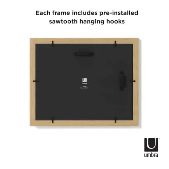 Umbra Natural Mingle Gallery Picture Frame Set {4}