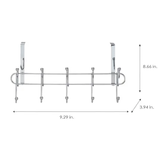 Simplify Chrome 10-Hook Over the Door Hanger {6}