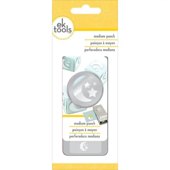 EK Tools&trade; 0.8" Moon & Stars Medium Punch {1}