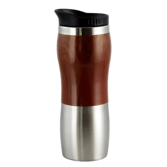Gibson Home&reg; Monaco Cafe 15oz. Stainless Steel Thermal Insulated Travel Mug Cup with Lid {1}