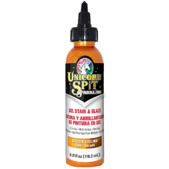 Unicorn SPiT&reg; Sparkling Gel Stain & Glaze Golden Gosling {1}