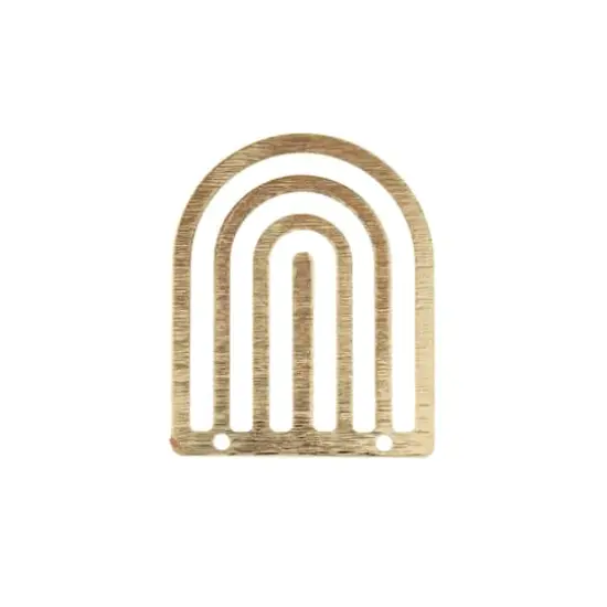 John Bead Beadwork Findings Gold Rainbow Pendant, 4ct. {1}