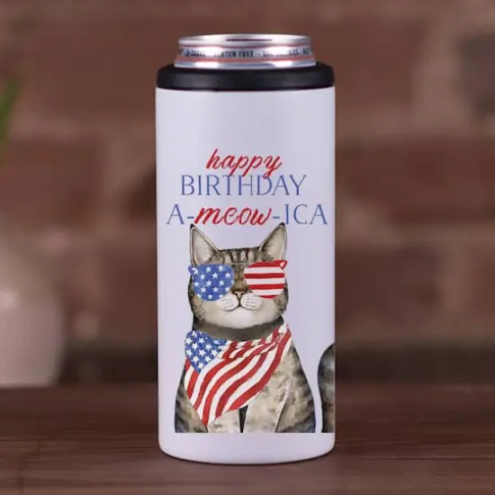 Happy Birthday Ameowica Koozie {4}