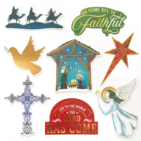 Religious Christmas Sticker Pack by Recollections&trade; {1}