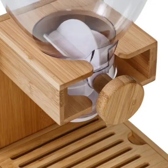 Natural Bamboo Cereal Dispenser {8}