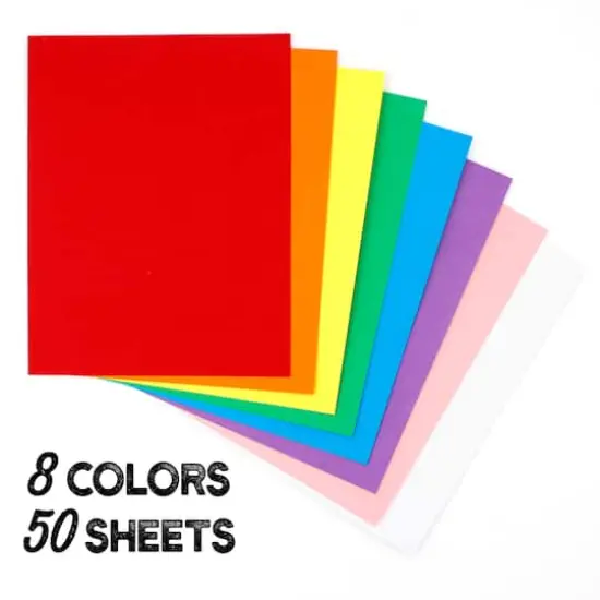 ArtSkills® 8.5" x 11" Classic Color Cardstock Paper, 50 Sheets {3}