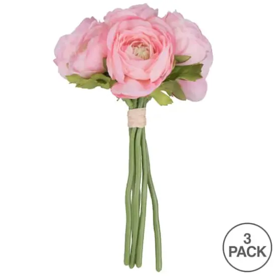 Mini Pink Ranunculus Bundle, 3ct. {1}