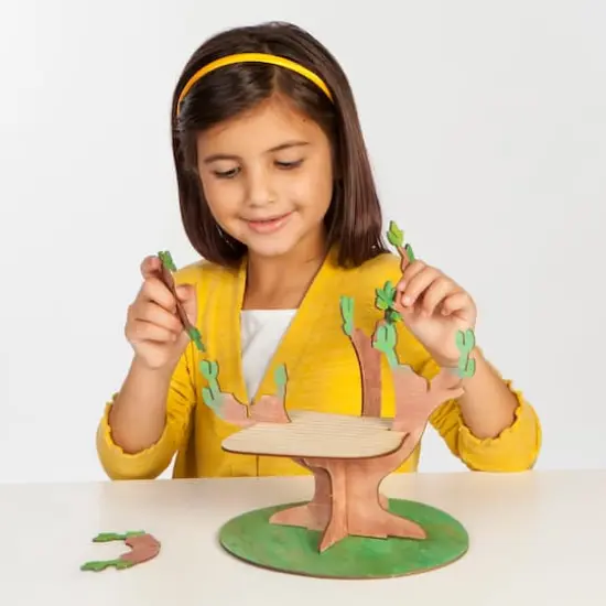 Creativity for Kids&reg; Build & Grow Tree House Kit {13}