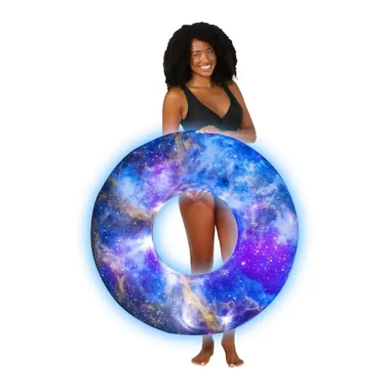 PoolCandy Illuminated LED Lobster Nebula Galaxy Pool Tube {3}