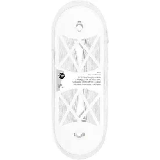 Dritz&reg; 1.5" x 15yd. Polyester Belting for Straps & Handles White {1}