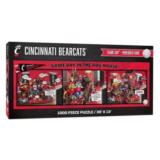 College Game Day in the Dog House 1,000 Piece Puzzle Cincinnati Bearcats {1}