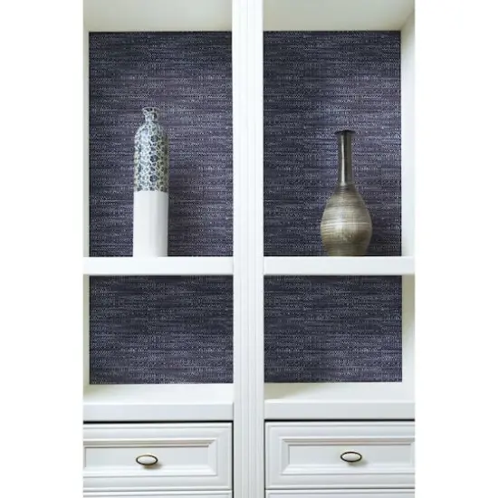 RoomMates Tabby Peel & Stick Wallpaper Blue {4}