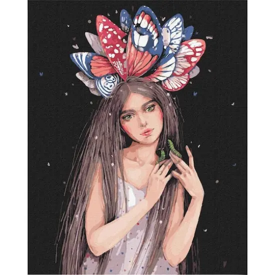 Ideyka Colors of Butterflies Painting by Numbers Kit {1}