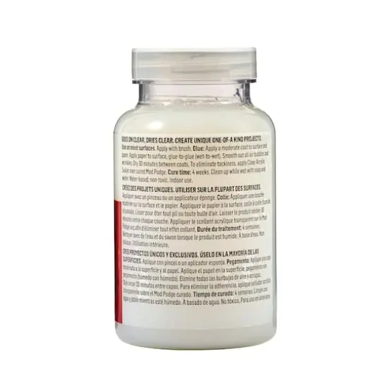 Mod Podge&reg; 8oz. Crystal Clear Gloss Glue, Sealer & Finish {3}