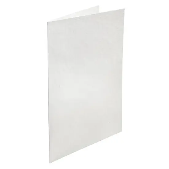 JAM Paper White Metallic Handmade Folders, 100ct. {5}
