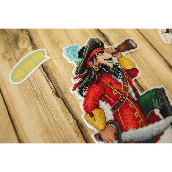 MP Studia Brave Pirate Plastic Canvas Counted Cross Stitch Kit {6}