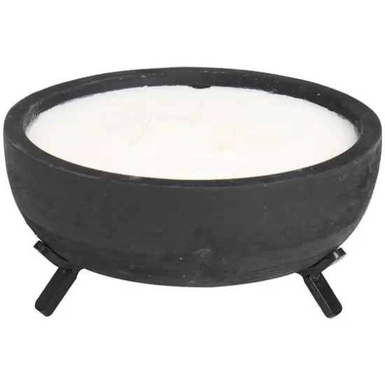 Sauvignon Blanc Scented 3-Wick Candle in Black Tripod Bowl {3}