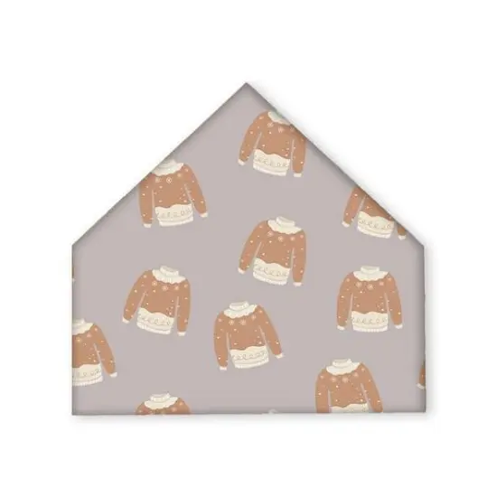 Sweater Weather 12x12 House Shaped Canvas {1}