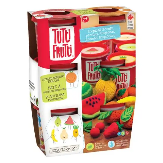 Tutti Frutti&reg; Tropical Scented Modeling Dough Tubs {1}