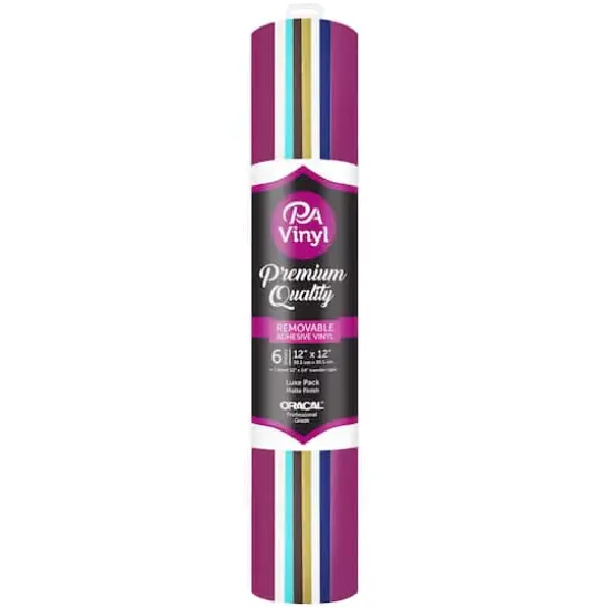 PA Vinyl Oracal&reg; Removable Luxe Colors Vinyl Combo Pack {1}