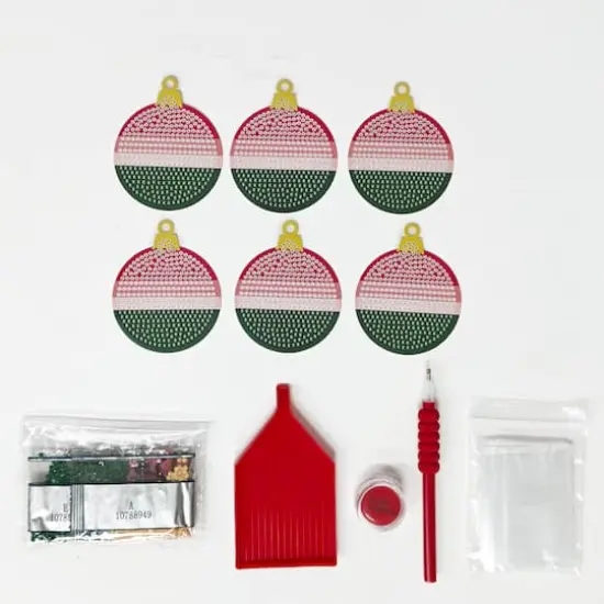 Ornament Diamond Art Gift Tag Kit by Make Market&reg; {3}