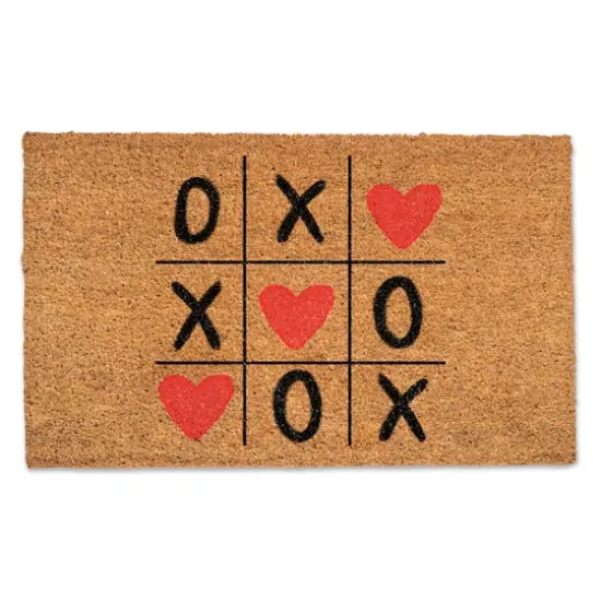Pink Red XOXO 30" x 18" Door Mat {1}