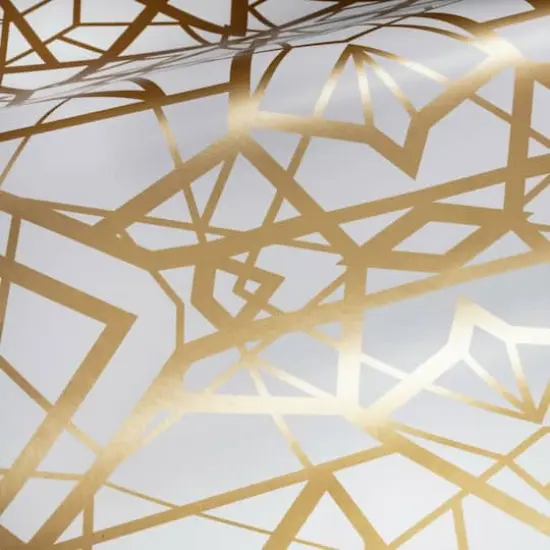 RoomMates White & Gold Shatter Geometric Peel & Stick Wallpaper {7}