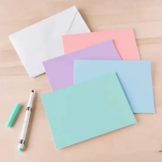 Shimmer Cards & Envelopes by Recollections&trade;, 5" x 7" {4}