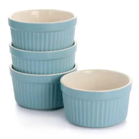 Spice by Tia Mowry Savory Saffron Blue 16 Piece Ceramic Nonstick Cookware Set {9}