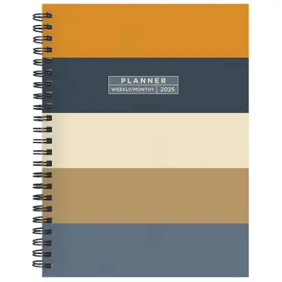TF Publishing 2025 Medium Element Layers Weekly Monthly Spiral Planner {1}