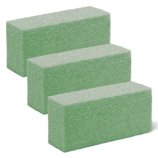 FloraCraft&reg; FloraFōM 8.75" x 2.75" x 3.75" Green Foam Bricks, 3ct. {3}