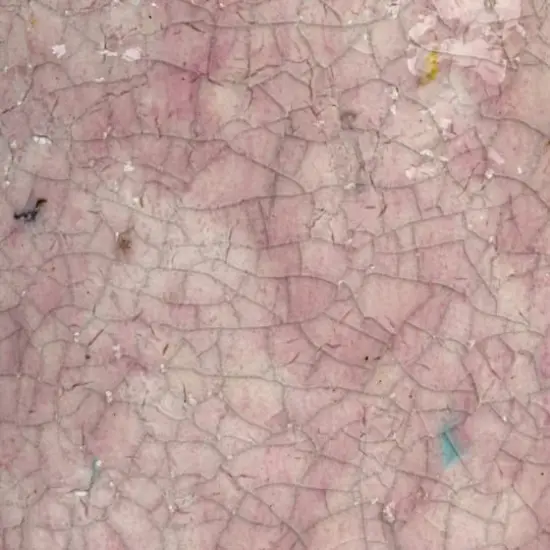 Hello Honey&reg; 4.75" Matte Pink Crackle Glaze Decorative Terra Cotta Planter {10}