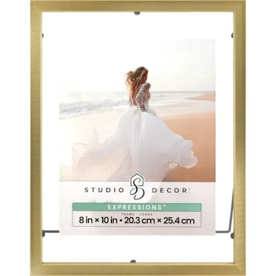Expressions&trade; 8" x 10" Float Frame by Studio D&eacute;cor&reg; Gold {1}