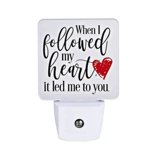 Let Your Light Shine When I Followed My Heart Night Light {1}