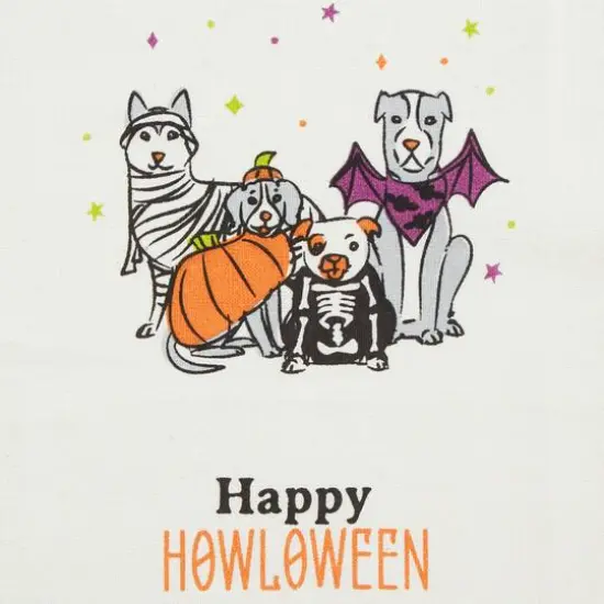 DII&reg; Happy Howl-Oween Dishtowel Set {6}