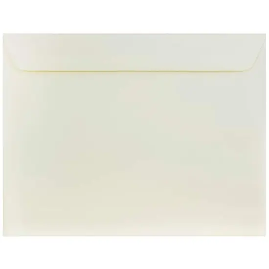 JAM Paper 10" x 13" Natural White Wove Metallic Envelopes, 25ct. {1}
