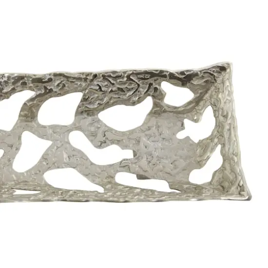 Silver Contemporary Tray, Set of 2" 29", 23" {4}