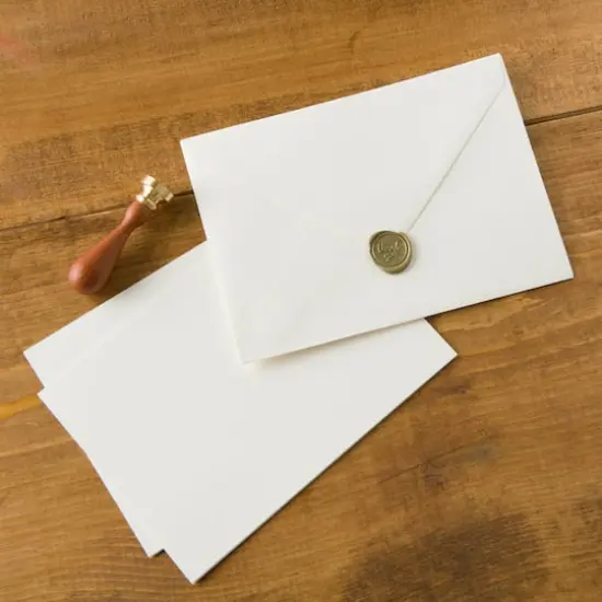 Card & Envelope Set by Recollections&trade;, 5" x 7" Ivory {3}