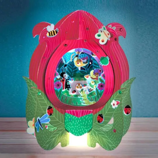 Bright Stripes Lantern Lands Fairy Flower Party Light Up Activity Kit {5}