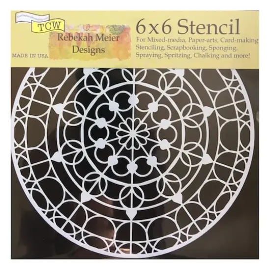 The Crafter's Workshop Skylight Stencil, 6" x 6" {1}