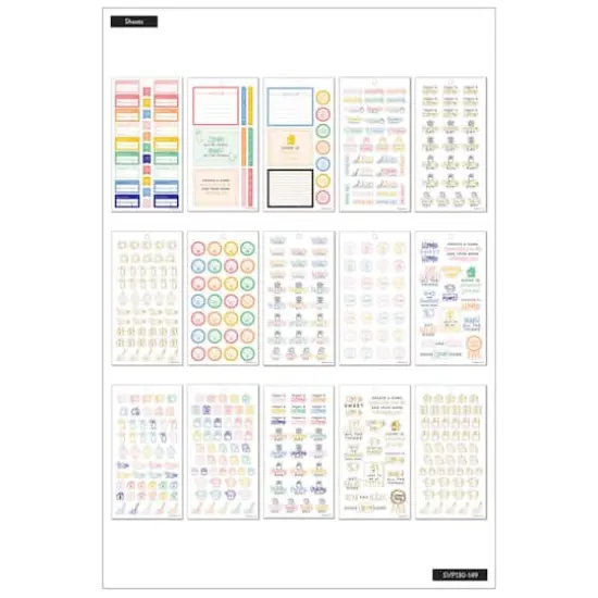 The Classic Happy Planner&reg; Essential Home Value Pack Stickers {4}