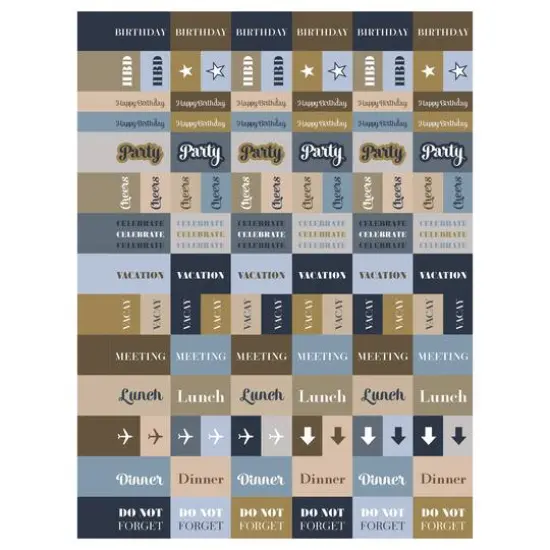 TF Publishing 2025-2026 Simply French Blue Medium Weekly/Monthly Planner {5}