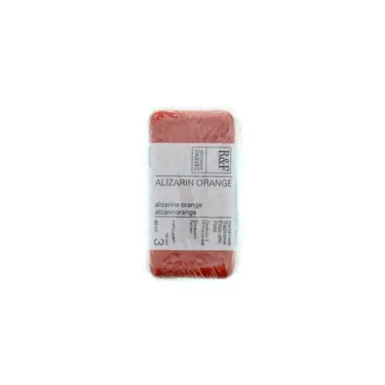 R&F&reg; Encaustic Paint Cake, 40mL Alizarin Orange {1}